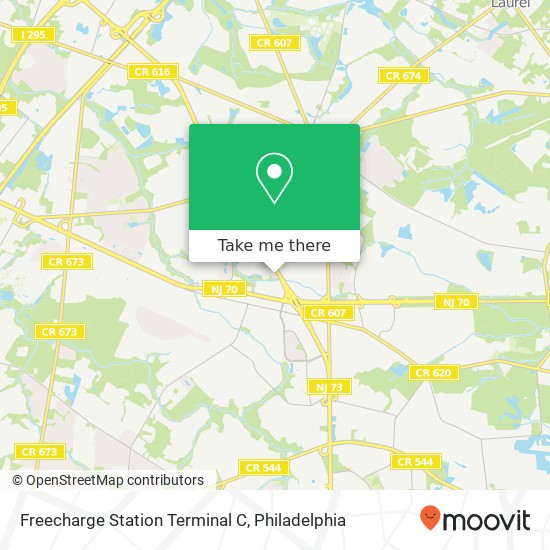 Mapa de Freecharge Station Terminal C