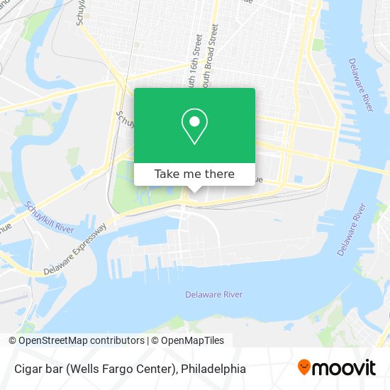 Cigar bar (Wells Fargo Center) map