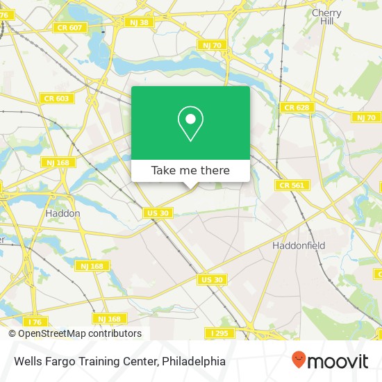 Mapa de Wells Fargo Training Center