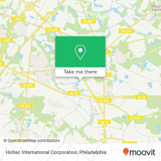 Mapa de Holtec International Corporation