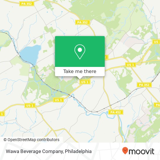 Mapa de Wawa Beverage Company