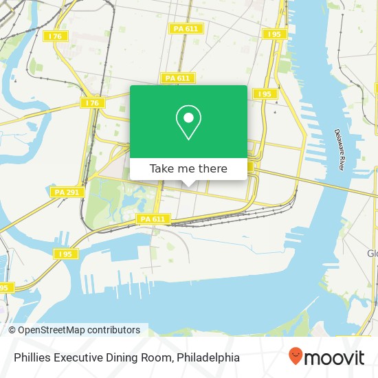 Mapa de Phillies Executive Dining Room