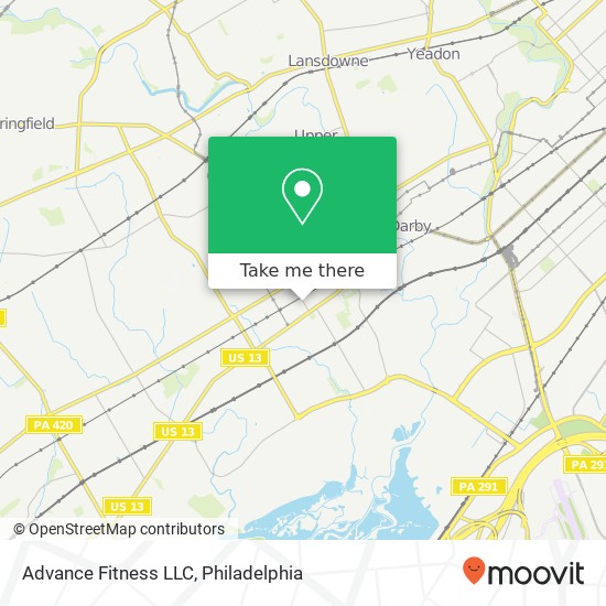 Mapa de Advance Fitness LLC