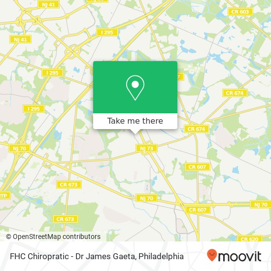 FHC Chiropratic - Dr James Gaeta map