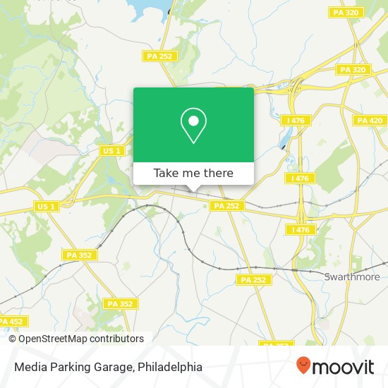Mapa de Media Parking Garage