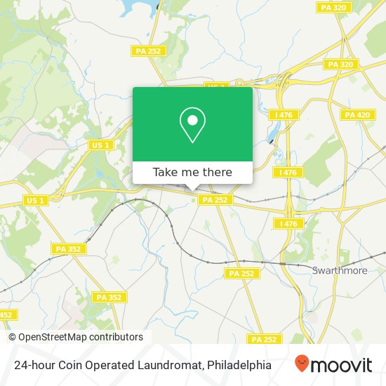 Mapa de 24-hour Coin Operated Laundromat