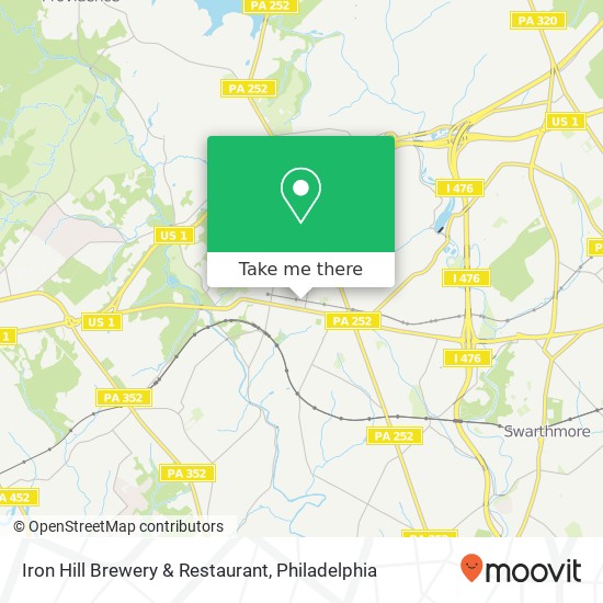 Iron Hill Brewery & Restaurant map