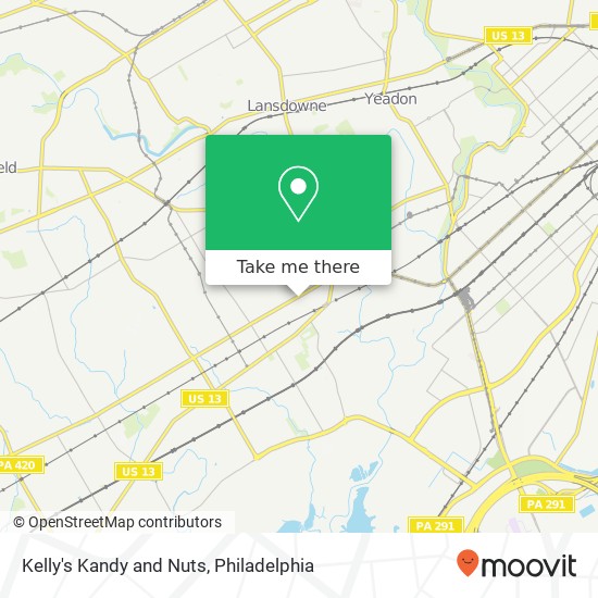 Mapa de Kelly's Kandy and Nuts