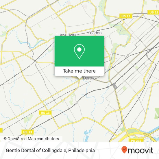 Mapa de Gentle Dental of Collingdale