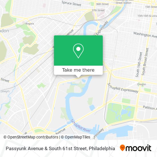 Passyunk Avenue & South 61st Street map