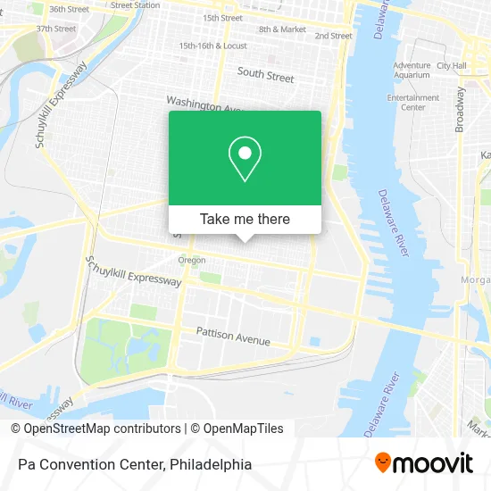 Pa Convention Center map