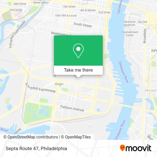 Septa Route 47 map