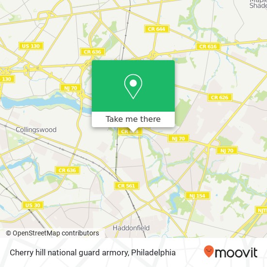 Cherry hill national guard armory map