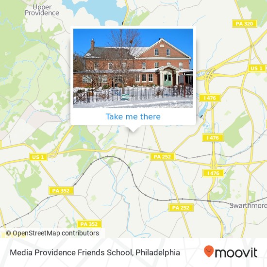 Media Providence Friends School map