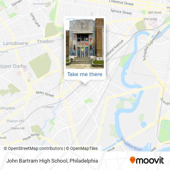 John Bartram High School map