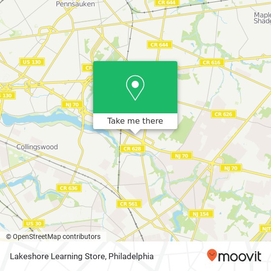 Lakeshore Learning Store map