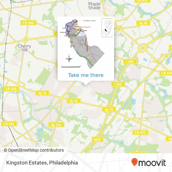 Kingston Estates map