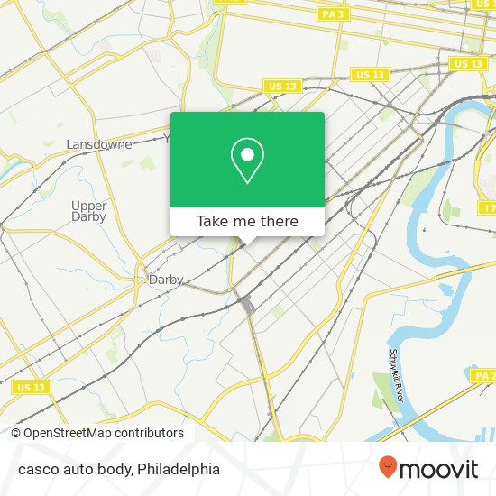 casco auto body map