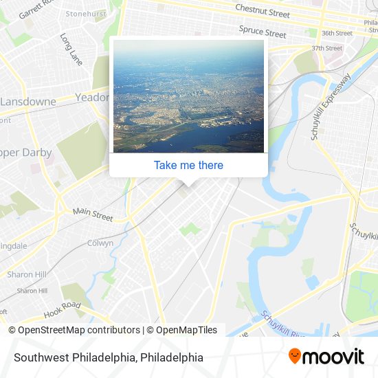 Mapa de Southwest Philadelphia