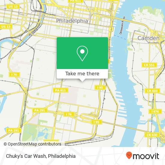 Mapa de Chuky's Car Wash