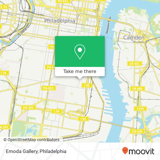 Emoda Gallery map