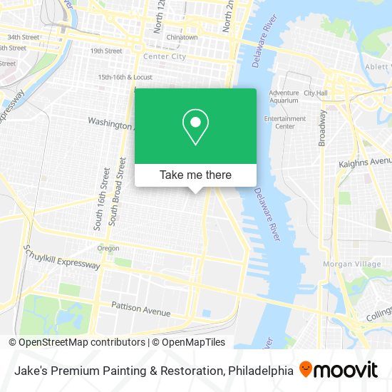 Jake's Premium Painting & Restoration map