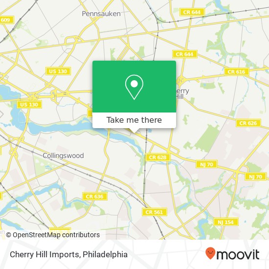 Cherry Hill Imports map
