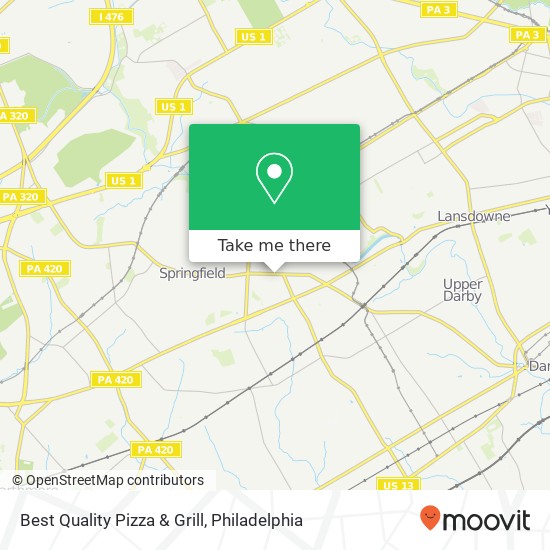 Best Quality Pizza & Grill map