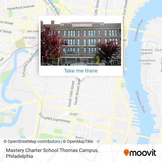 Mastery Charter School Thomas Campus map