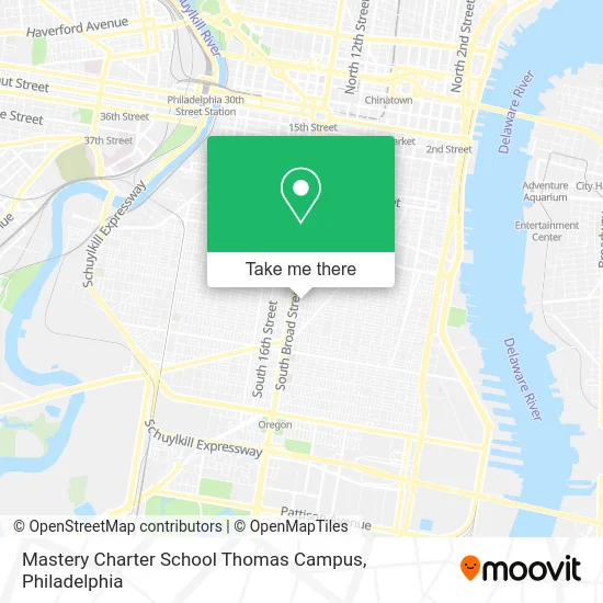 Mastery Charter School Thomas Campus map