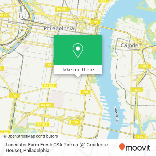 Lancaster Farm Fresh CSA Pickup (@ Grindcore House) map
