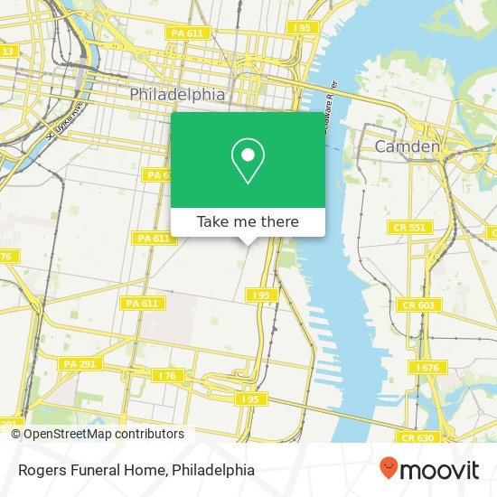 Mapa de Rogers Funeral Home