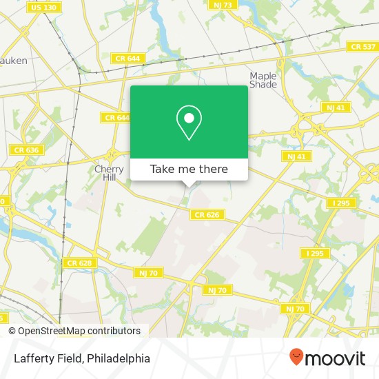 Mapa de Lafferty Field