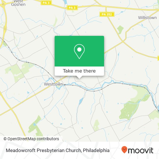 Meadowcroft Presbyterian Church map