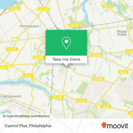 Gastrol Plus map