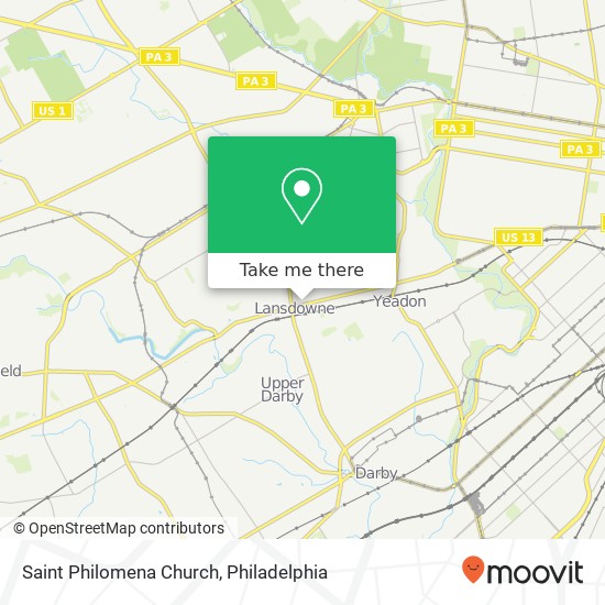 Saint Philomena Church map