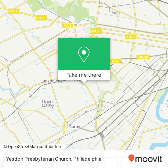 Yesdon Presbyterian Church map