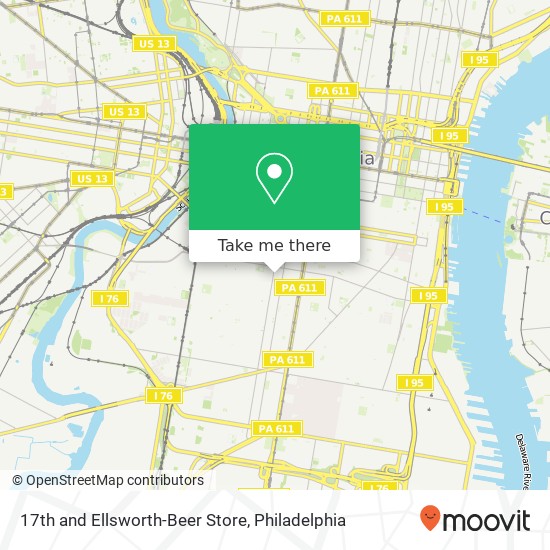 Mapa de 17th and Ellsworth-Beer Store