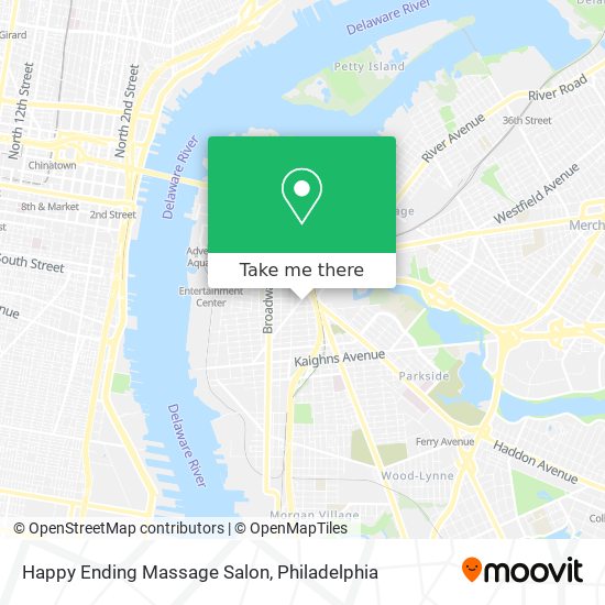 Happy Ending Massage Salon map