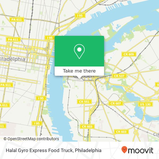 Mapa de Halal Gyro Express Food Truck