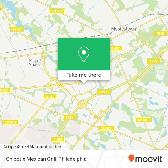 Mapa de Chipotle Mexican Grill