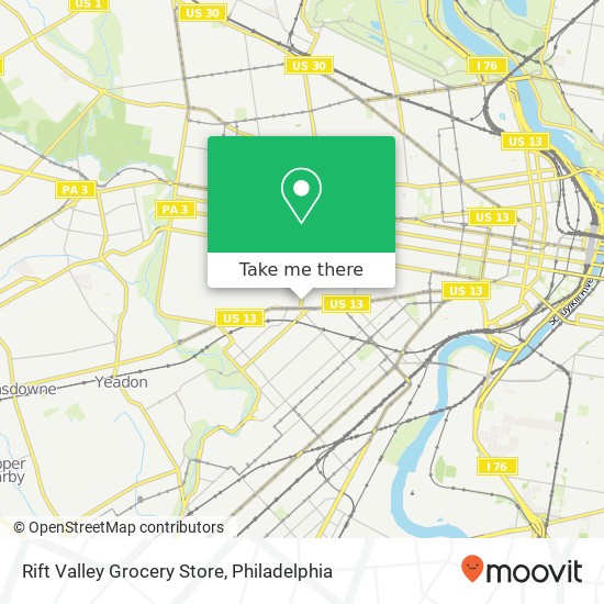 Rift Valley Grocery Store map