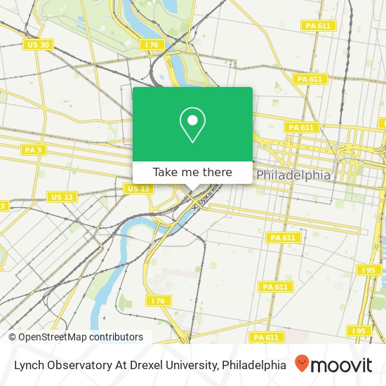 Lynch Observatory At Drexel University map