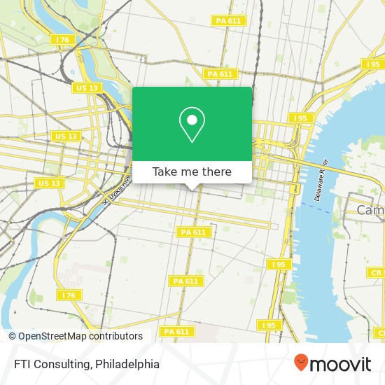 FTI Consulting map