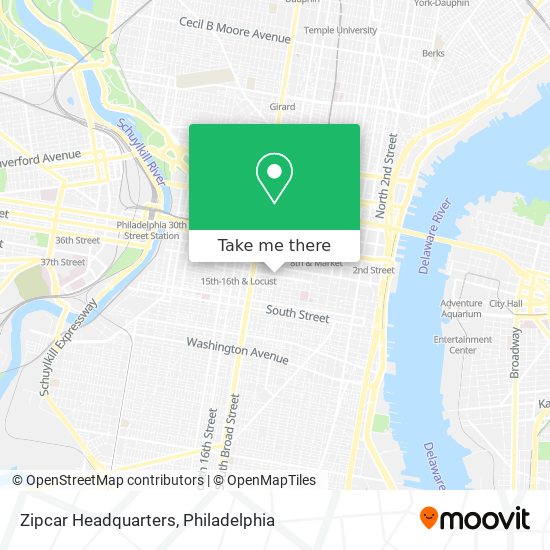 Zipcar Headquarters map