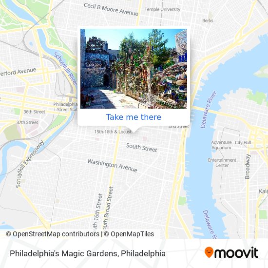 Mapa de Philadelphia's Magic Gardens