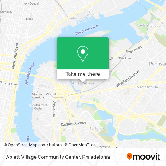 Ablett Village Community Center map