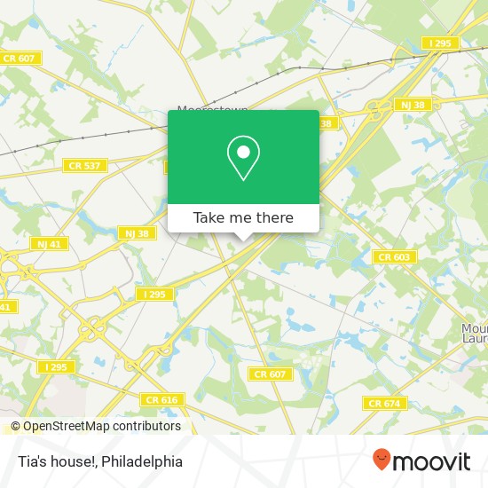Tia's house! map