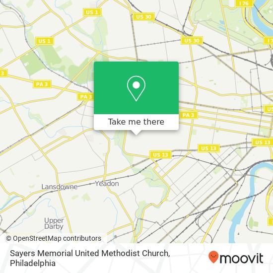 Sayers Memorial United Methodist Church map