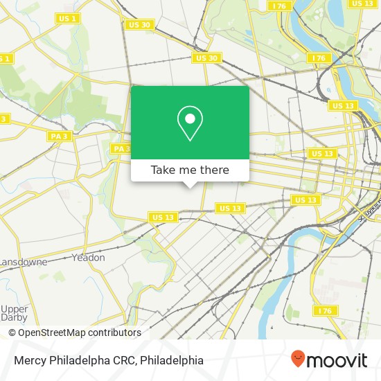 Mapa de Mercy Philadelpha CRC
